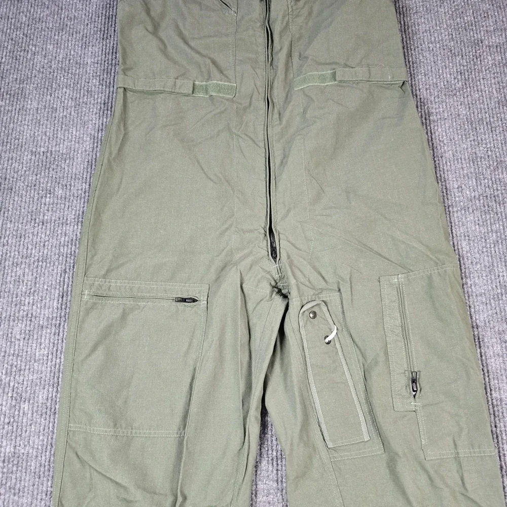 Barrier Wear CWU-27P‎ Coveralls Mens 46L Green Aramid Fire Resistant Military